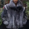 Men's Silver Fox Bomber Jacket