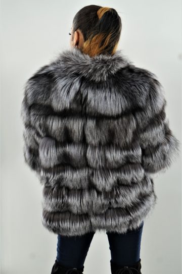 Horizontal Silver Fox Jacket 13422 – MARC KAUFMAN FURS