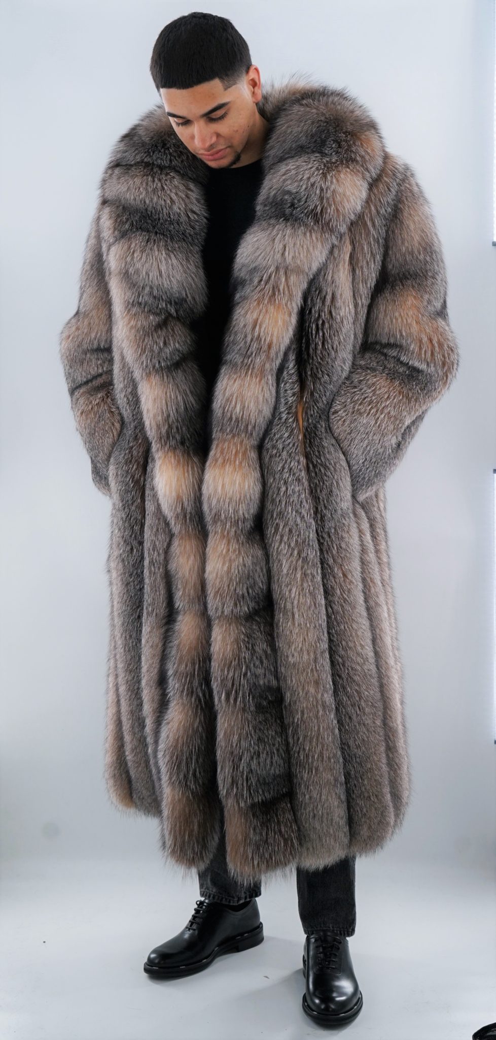 Men's Crystal Fox Coat 2736 MARC KAUFMAN FURS