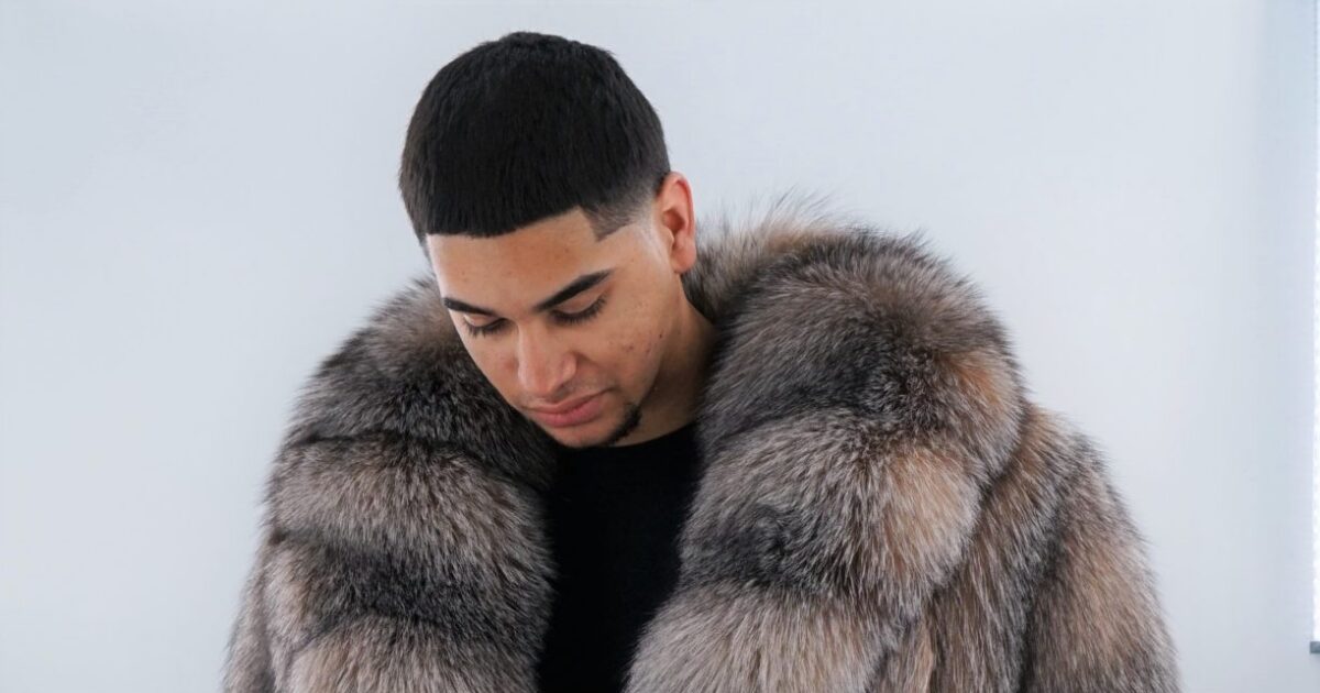 Men s Crystal Fox Coat 2736