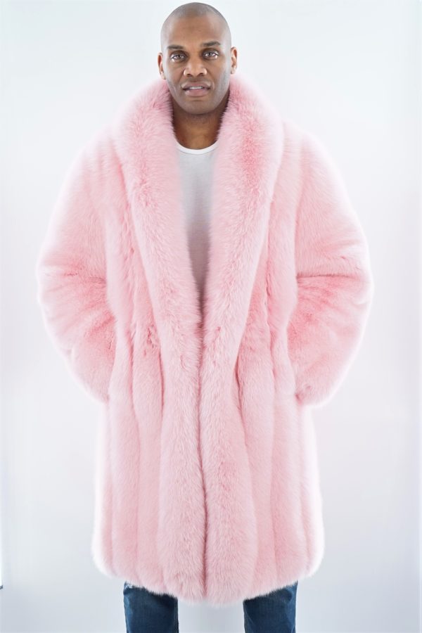 Pink Fox Men's Coat