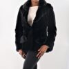Black Sheared Mink Jacket