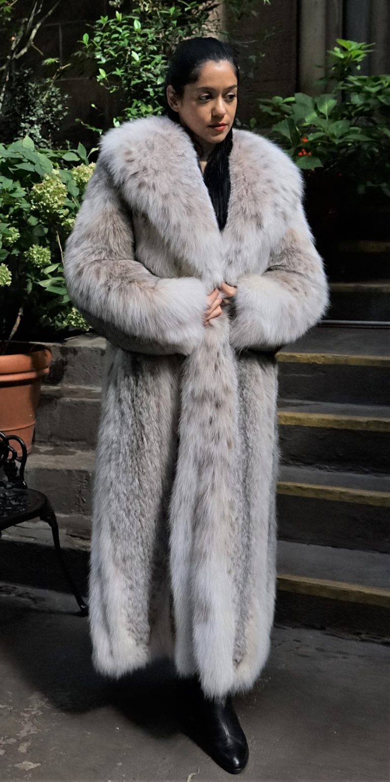 Canadian Lynx Coat As Seen In Hustlers Movie Jlo Marc Kaufman Furs