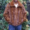 Whiskey Mink Diamond Cut Jacket
