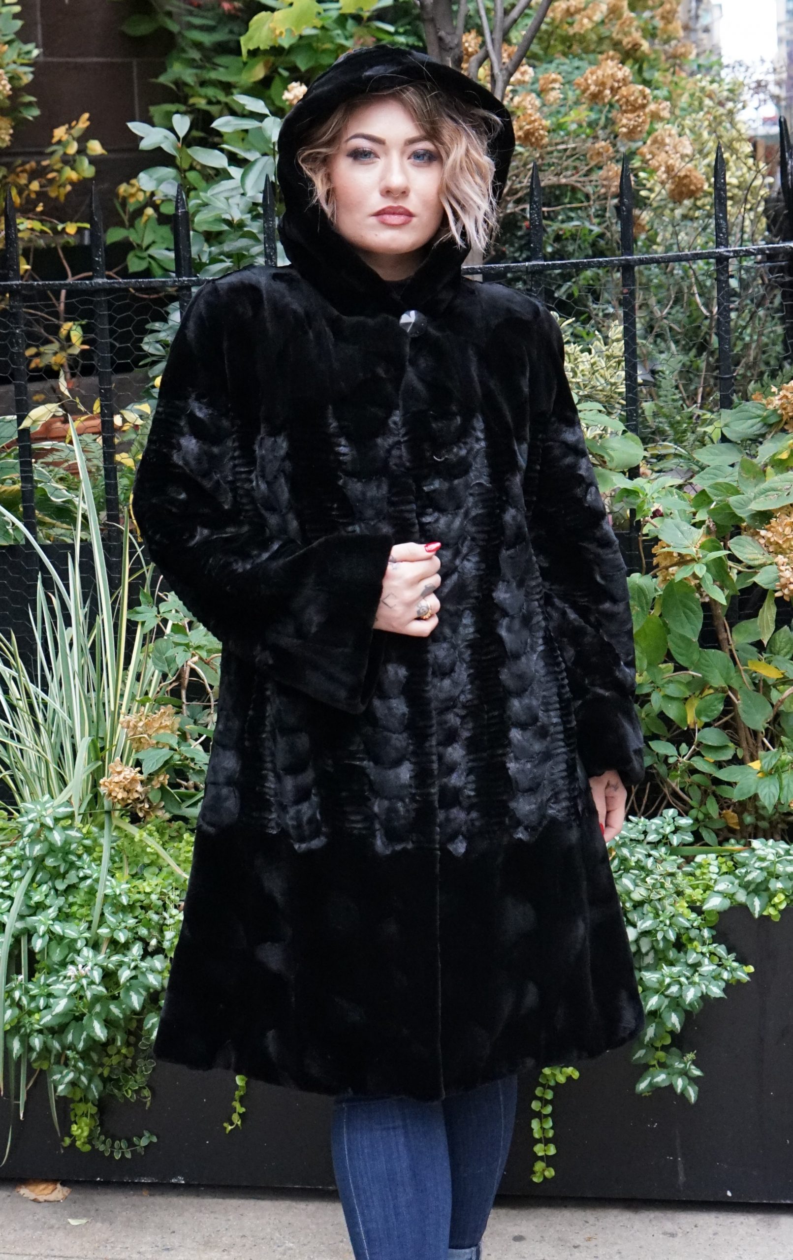 fur coats for woman