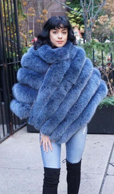 Blue Fox Poncho