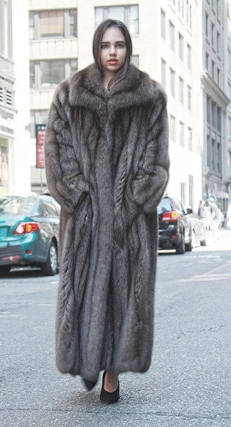 Full-Length Russian Sable Fur Coat