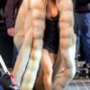 JLO Jennifer Lopez Golden Island Fox Coat