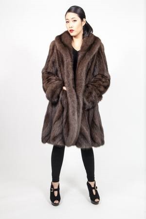 Russian Sable Princess Fur Swing Stroller