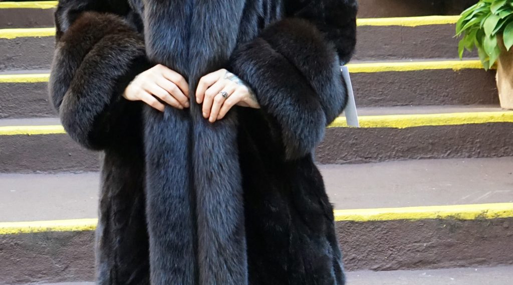 Mahogany Mink 3/4 Coat with Fox Tuxedo – Vollbracht Furs