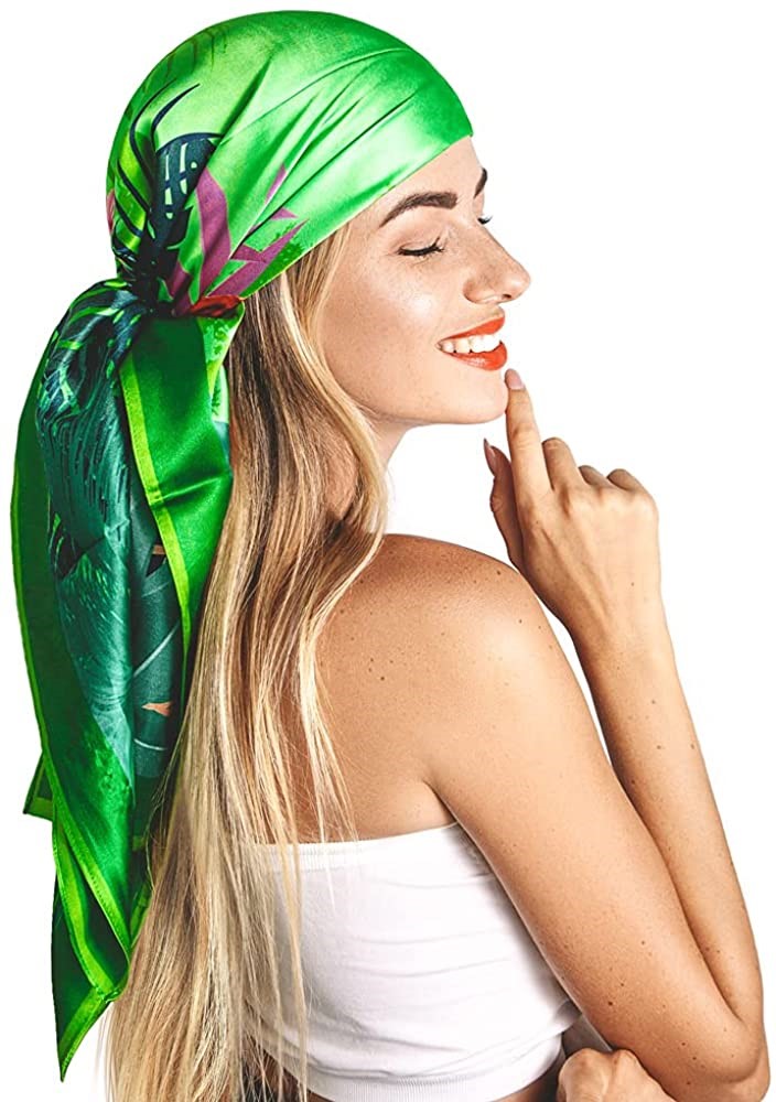 Mulberry Silk Scarf for Hair 