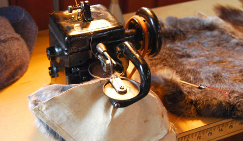 Fur Sewing machine