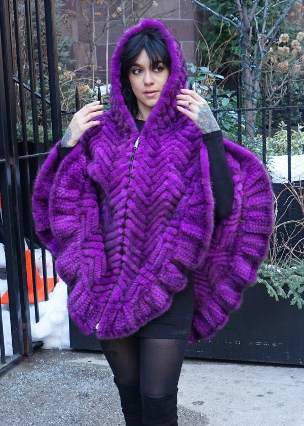 fur poncho winter fashion trends