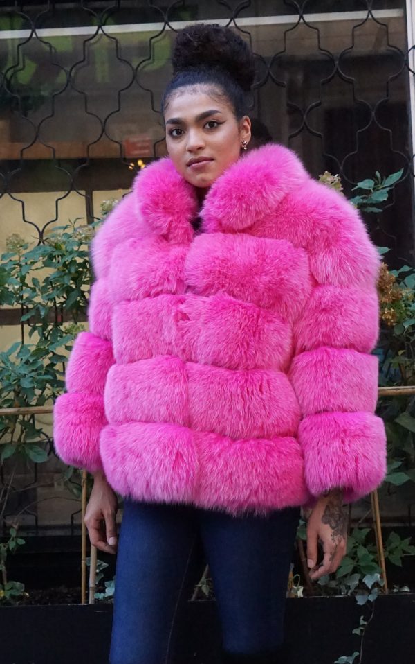 Hot Pink Fox Jacket