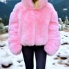Pink Fox Hooded Jacket