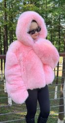 Pink Fox Hooded Jacket 88484