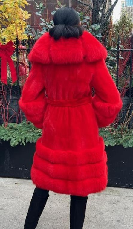 Red Mink Coat