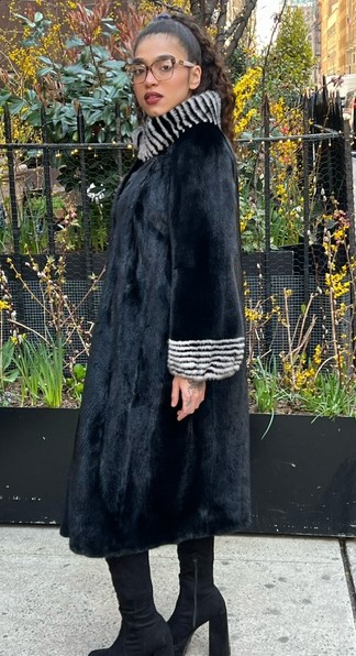 designer mink coat