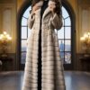 Tourmaline Mink Coat Horizontal Full Length