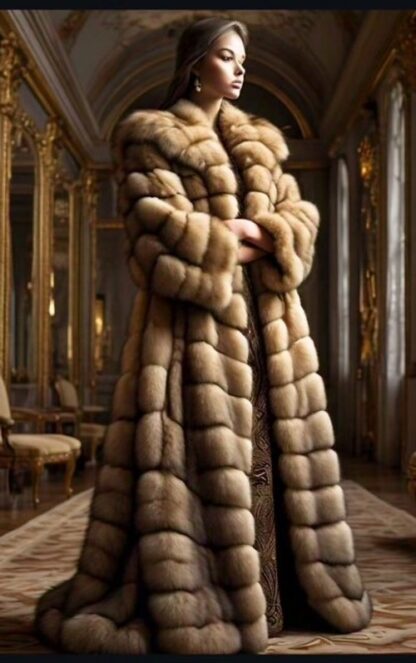Russian Golden Sable Full Length Coat 9877 – MARC KAUFMAN FURS