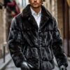 Black Mink Men's Jacket