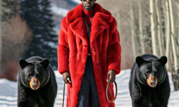 Red Mink Coat Bears