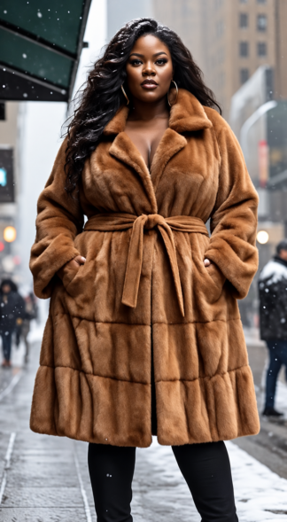 Plus Size Whiskey Mink Stroller