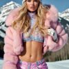 Ski Pink Fox Jacket