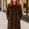 Mahogany Mink Horizontal Coat 844