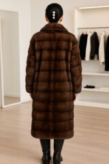 Mahogany Mink Horizontal Coat 844