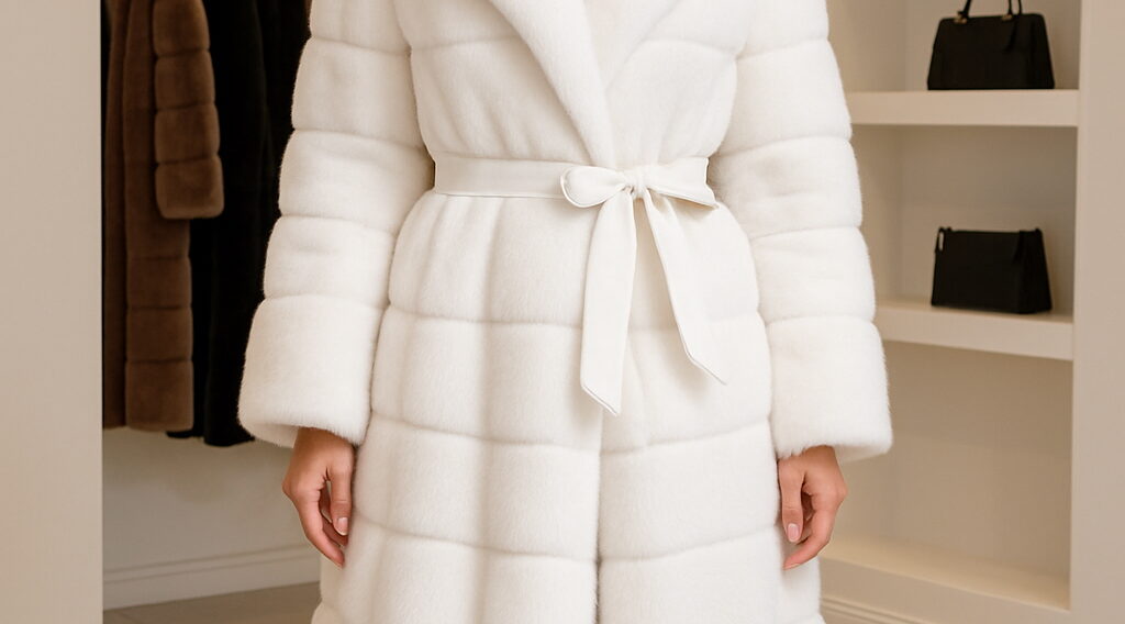 Full Length White Mink Coat Full Length 8448 – MARC KAUFMAN FURS