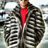 Men's Chinchilla Bomber Jacket