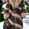 Two Tone Brown Fox Coat