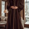 Classic Mahogany Mink Coat