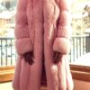 Pretty Pink Fox Coat