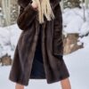 Mahogany Mink 7/8 Coat