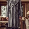 Men's Blue Iris Long Mink Coat