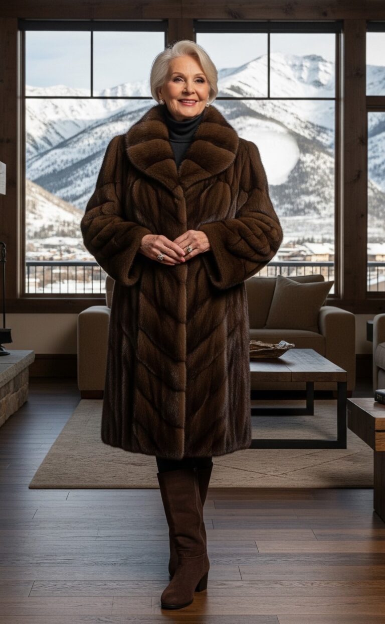 Classic Directional Demi Mink Stoller