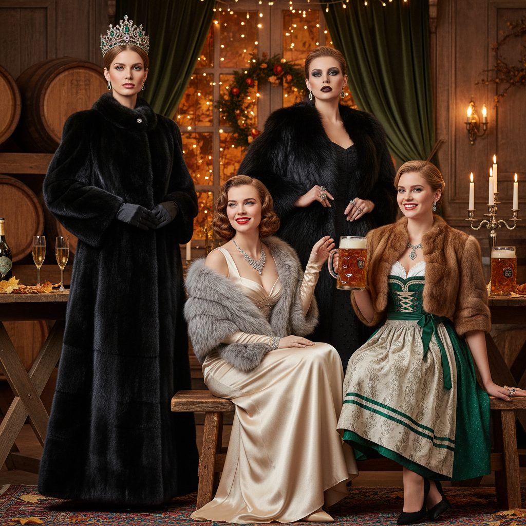 October Fest & Furs — The Art of Costume Using High-End Furs