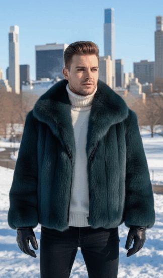 Men's Green Fox Jacket