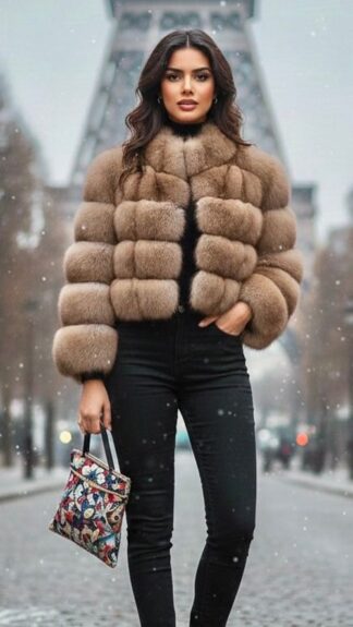 Dyed Sable Fox Jacket – Marc Kaufman Furs