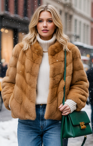 Whiskey Directional Mink Jacket-556a-4943-9da3-dc766af77360