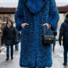 Full Length Royal Blue Fox Coat – Marc Kaufman Furs