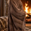 Demi Full Length Mink Coat Cape